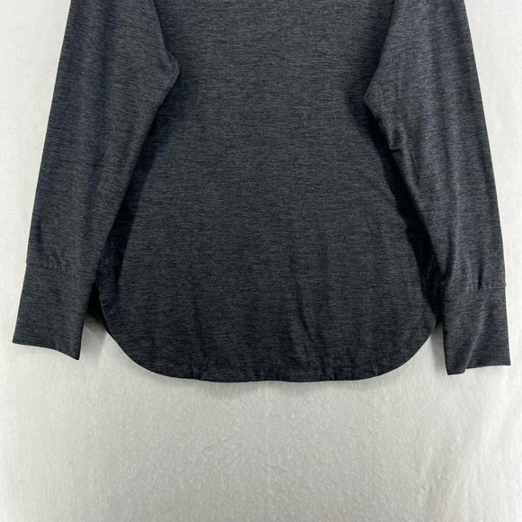 Member's Mark Shirt Women's Sz M Gray Favorite Soft Funnel Neck Pullover - Picture 9 of 11